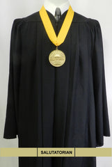 Brass Salutatorian medallion from Senior Class