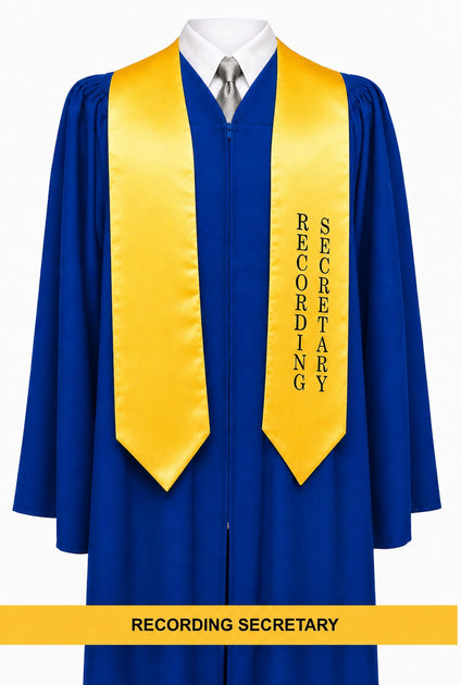 Recording Secretary Class Officer Stoles | Senior Class Graduation ...