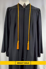 Bright gold graduation honor cord from Senior Class Graduation Products. Made in the United States.