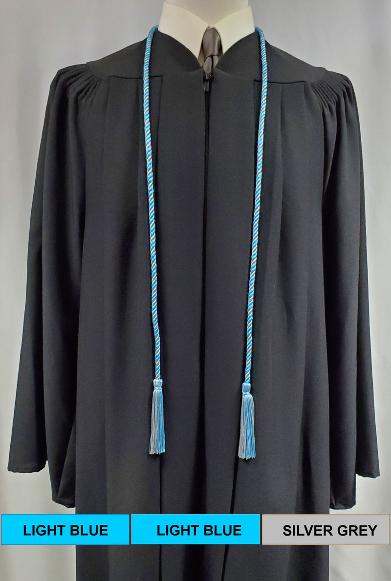 Light Blue Silver Honor Cords | Senior Class Graduation Products ...