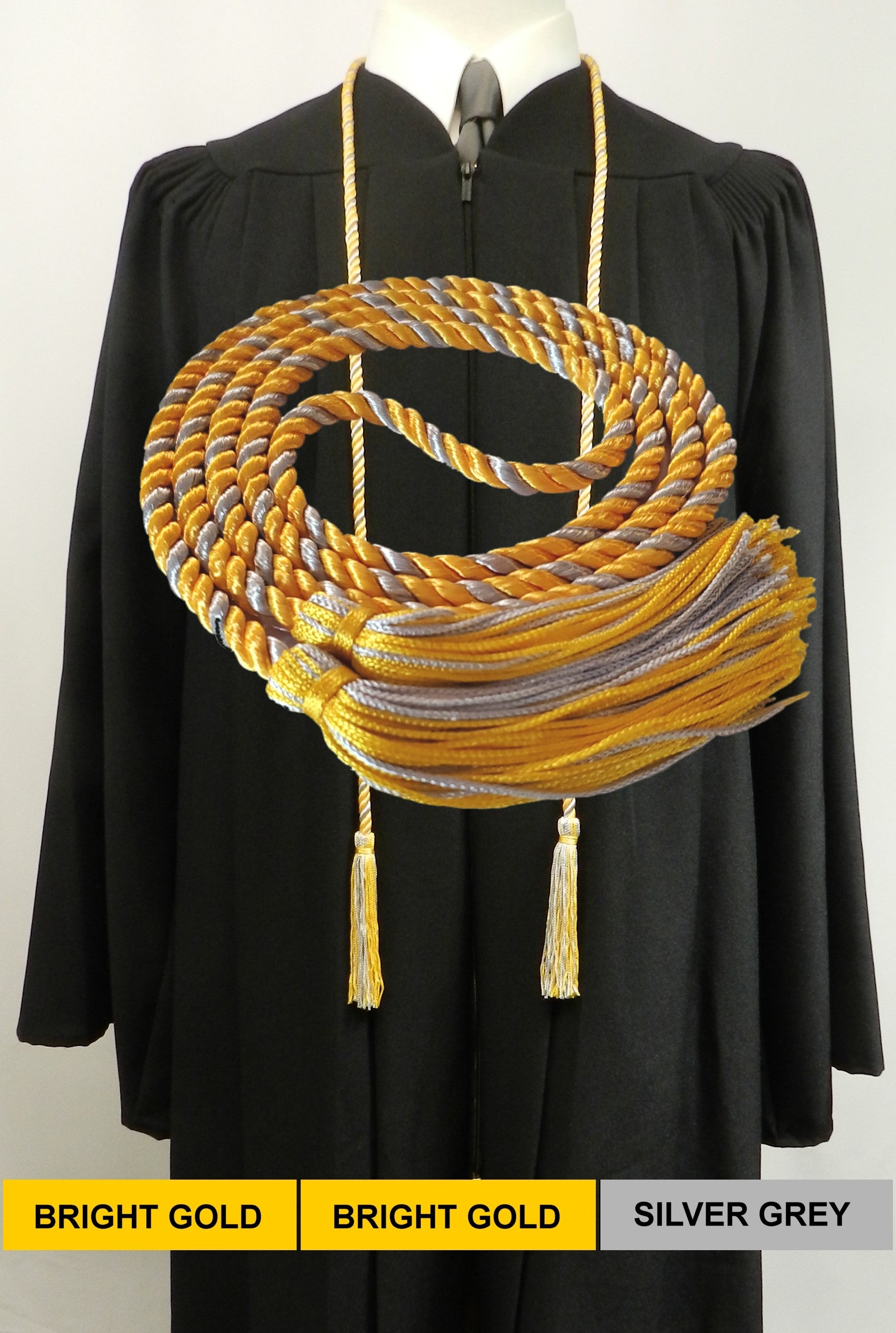 Honor Cords: Gold-Silver, Senior Class Graduation Products