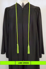 Lime green graduation honor cord from Senior Class Graduation Products. Best value for schools, colleges and academic organizations. Made in USA.