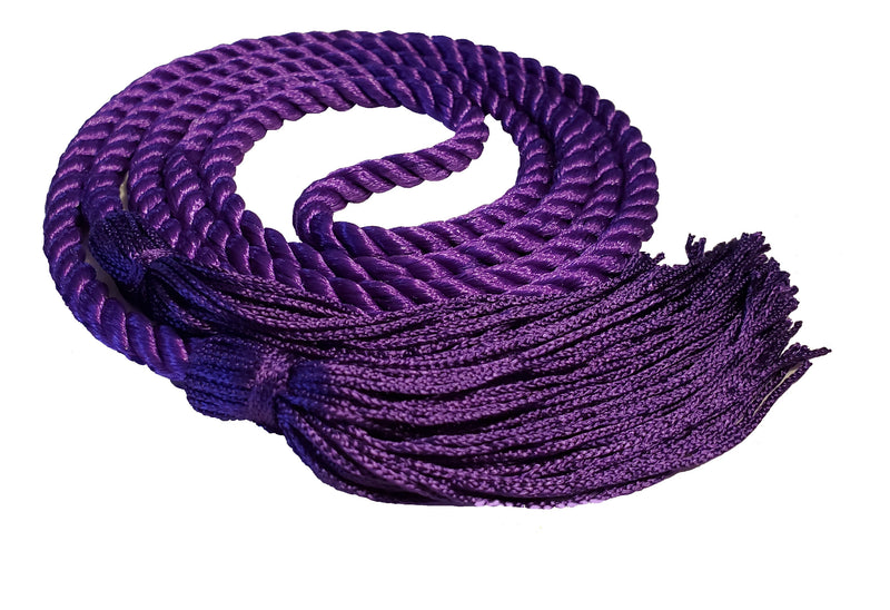 purple graduation honor cord.
